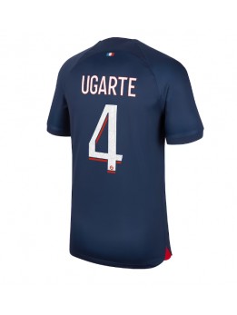 Billige Paris Saint-Germain Manuel Ugarte #4 Hjemmedrakt 2023-24 Kortermet